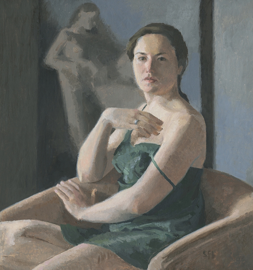 Portrait of Beth Oil on Panel 20" x 18"