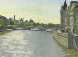 Morning on the Seine from Pont Neuf